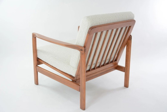 Image 1 of BZ fauteuil in witte bouclé