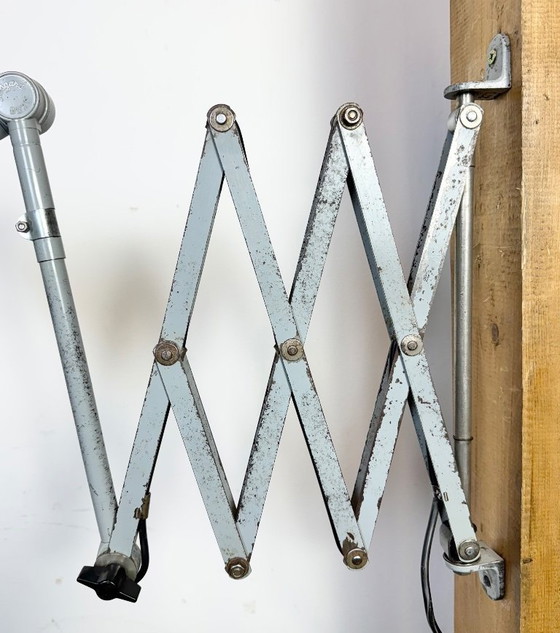 Image 1 of Industrial Scissor Wall Lamp by Curt Fischer for Midgard, 1930s