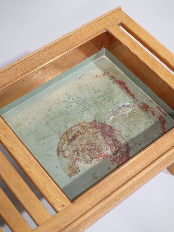 Image 1 of Bench with planter Yngve Ekström vintage Swedish