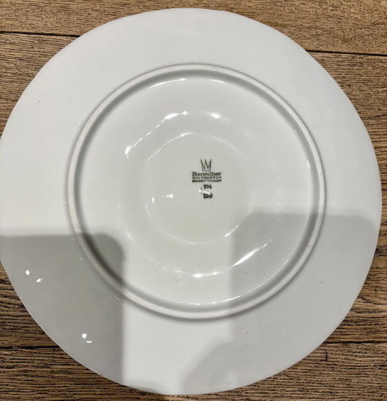 Image 1 of 4 assiettes à huîtres vintage - Bareuther Waldsassen Bavière