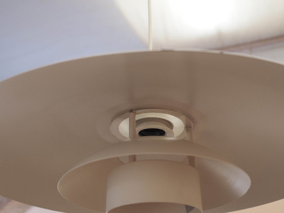 Lampada a sospensione Lyfa con sospensione regolabile, design danese degli anni '70, paralume in metallo (photo 10 of 15)