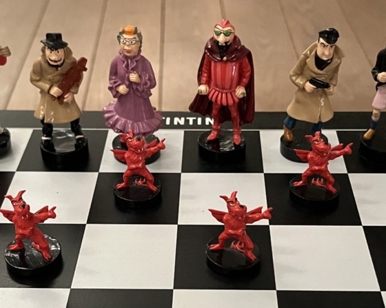 Image 1 of Rare Jeu d’échecs Tintin Pixi – N°20 / 1000 – Pièce de Tête