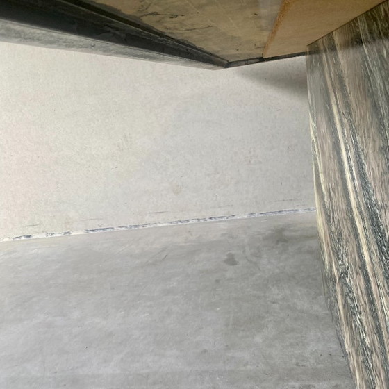 Image 1 of Large Cipollino Ondulato Marble Dining Table Italian Design