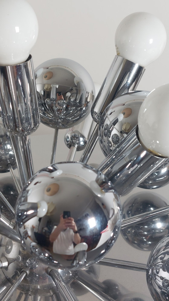Image 1 of Lampada da soffitto/parete vintage Sputnik Space Age, Cosack, anni '70