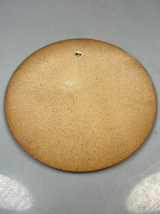 Image 1 of Vintage Danish Teak Mirror, Round, 1970s