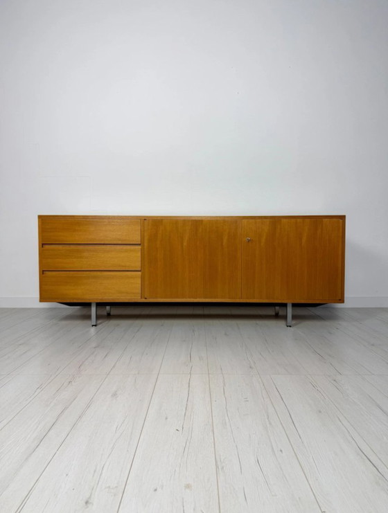 Credenza Lowboard Tedesca in Teak Mid-Century Vintage anni '60 – Credenze, Legno (photo 2 of 16)
