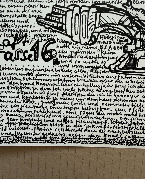 Bernhard Luginbühl, Kestnergesellschaft Hannover, ca. 1990, vintage tentoonstellingsposter – Paper (photo 7 of 10)