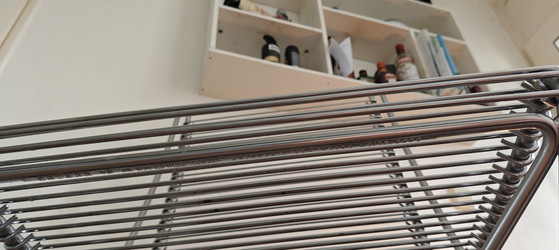 2x Kreuzschwinger Wire Chairs Till Behrens – Dining chairs, Metal, Chrome (photo 4 of 5)