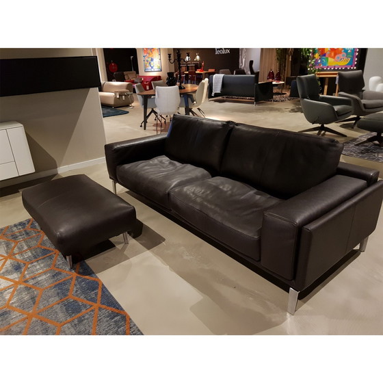 Image 1 of Leolux Bellice 2,5-Sitzer-Sofa mit Hocker