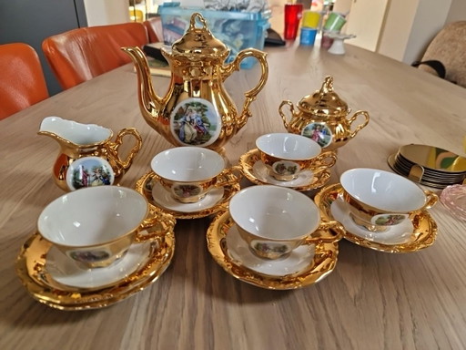 Bavaria Waldershof, Lavishly Decorated With 24 Carat Gold – tafelwaar, Porcelain