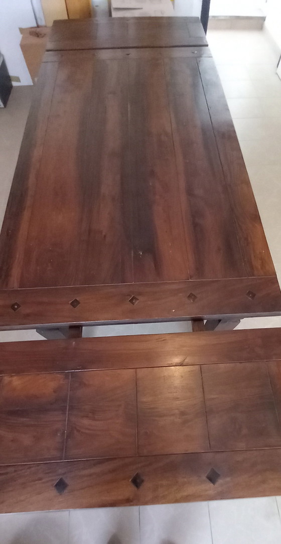 Image 1 of Rotan eethoek 7-delig