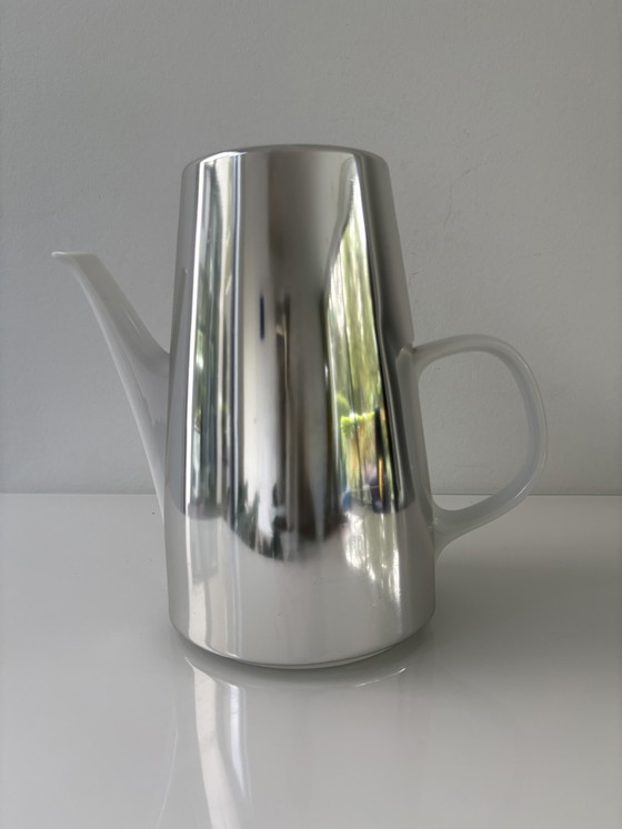 Melitta Design Caffettiera 1,2L | Germania | Mid-Century Modern – Stoviglie, Porcelain, Metal (photo 9 of 9)