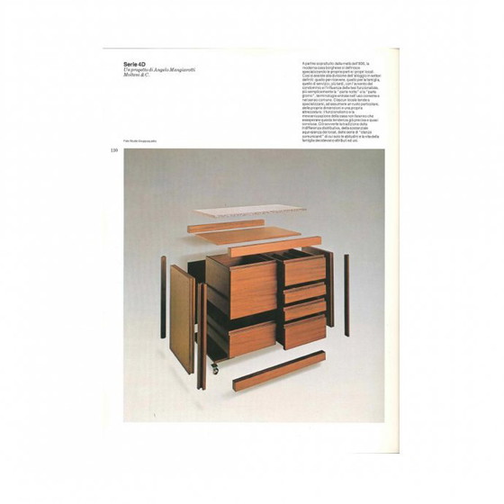 Image 1 of Angelo Mangiarotti 4D Coffee Table for Molteni, Italy 1960s