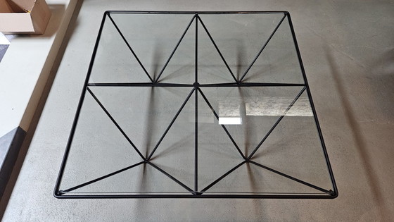 Alanda Paolo Piva style coffee table – B&B Italia, Glass, Metal (photo 7 of 10)