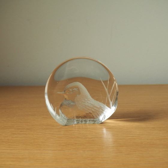 Image 1 of 1970S Royal Krona Bird Paperweight Or Glass Decor