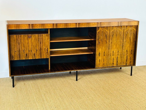 Tall Scandinavian sideboard in rosewood, 1960