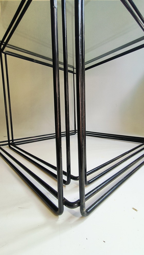 Image 1 of Set Of 2 Black Max Sauze Isocele Cube Side Table