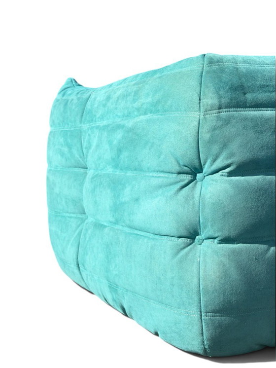 Divano Angolare Togo Turchese — Michel Ducaroy per Ligne Roset – Divani angolari, Velvet (photo 19 of 21)