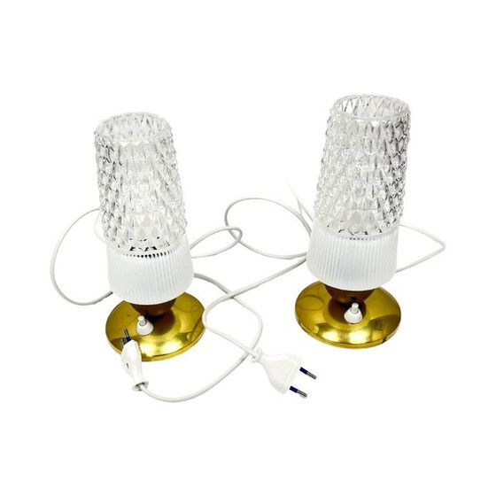 Image 1 of Pair of vintage Elektro-Rausendorf Bautzen bedside lamps, Germany, 1970s