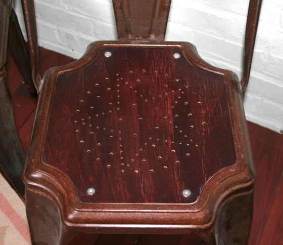 Image 1 of 4 sillas Fibrocit restauradas