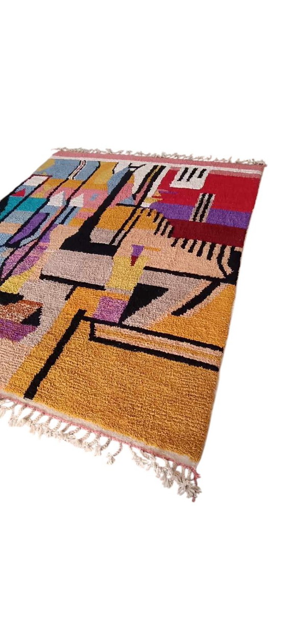 Image 1 of Berber carpet rug new wool moroccan Carpet - 274 x 150 cm 260 x 210 m Type B9