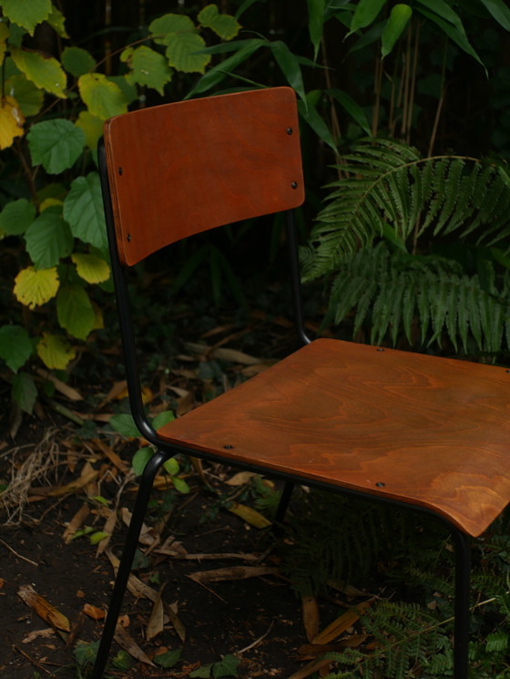 Image 1 of 2X Vintage Dutch School Chairs