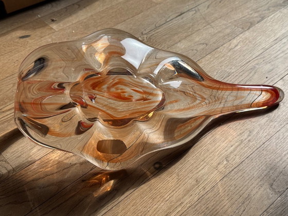 Image 1 of Vintage Lux Glass Austria Centerpiece / Bowl – 1960s