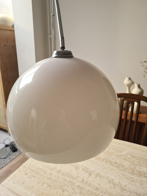 Image 1 of Lámpara de arco con base de mármol