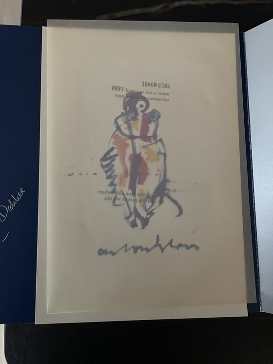 Image 1 of Anton Heyboer untersuchte sein Papier „und wollte seine Haare züchten“