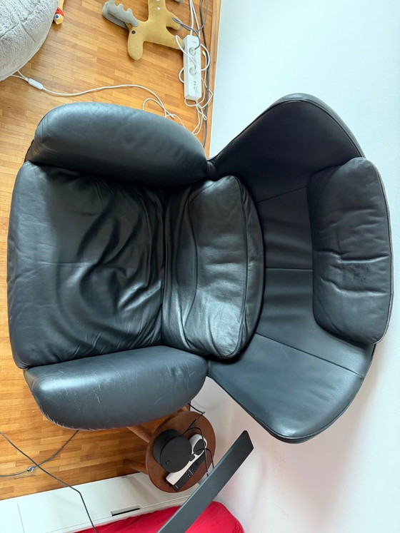 De Sede DS-23 Wingback Armchair Pair (Two Armchairs) – Leather (photo 6 of 9)