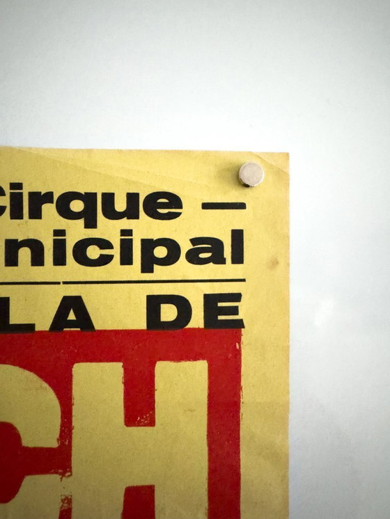 Image 1 of CATCH Cartel original de lucha libre francesa – Serigrafía – 1961 – 60,00 × 40,00 cm – Serigrafía