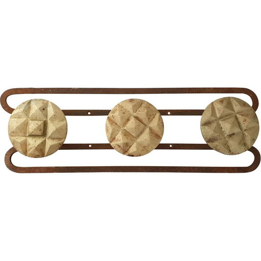 Appendiabiti vintage da parete in stile art déco Berwing
