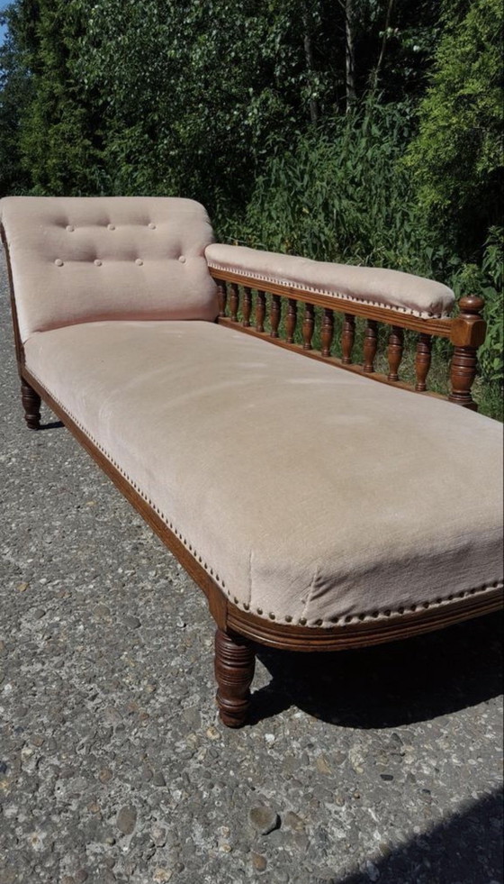 Image 1 of Chaise longue/divano letto in stile Liberty