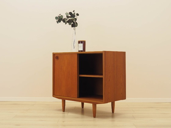 Image 1 of Teakholzschrank, dänisches Design, 1970er Jahre, hergestellt in Dänemark