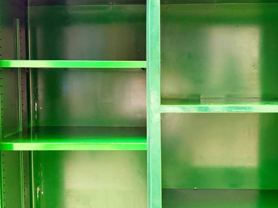 Image 1 of Zeldzame metalen kast van Arredamenti Metallici, Meneghello, Italië, jaren 50