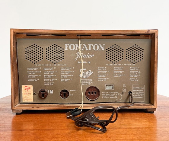 Image 1 of Radio Fonafon Danmark 540, 1954