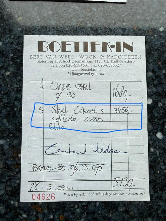 Image 1 of 5 sedie da pranzo circolari Metaform