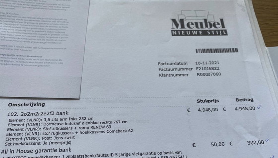 Image 1 of Prachtige Hoekbank Crème