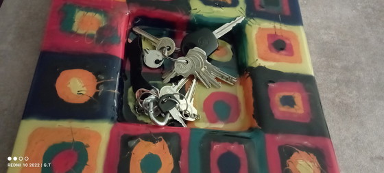 Image 1 of Bolsillo vacío de Murano firmado, 30x30 cm