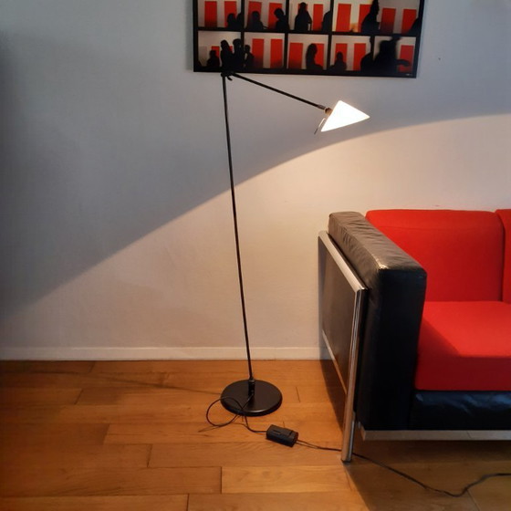 Image 1 of Lampada da terra a braccio singolo regolabile Pola Design Amstelveen, stile Memphis