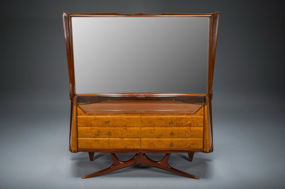 Image 1 of  Tocador o consola con espejo de Vittorio Dassi, años 50