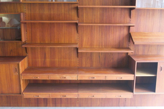 Image 1 of Modulares und funktionales Wandregal von Troeds Bjärnum, 1960