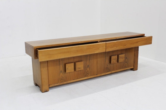 Credenza italiana vintage anni '60, Credenze, Legno, Marrone, Mid Century Modern (foto 6 di 11)