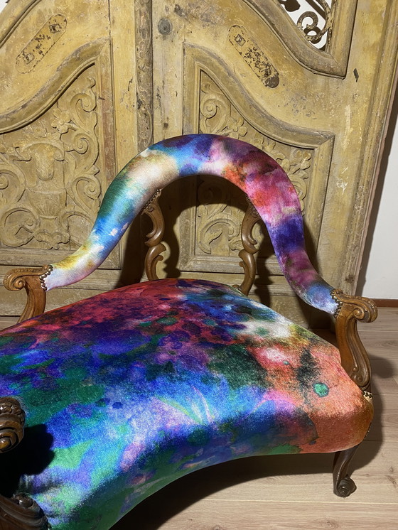 Image 1 of ‘Twerky Twins’ - loveseat c. 1900 by MayaMandragora 