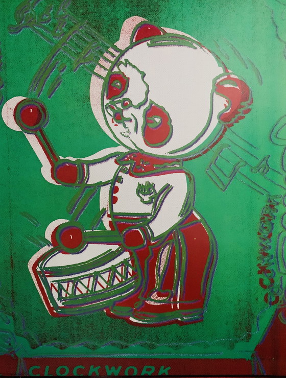 Image 1 of Andy Warhol “Toy Paintings Four Pandas, 1983”. Extra Groot Formaat. 