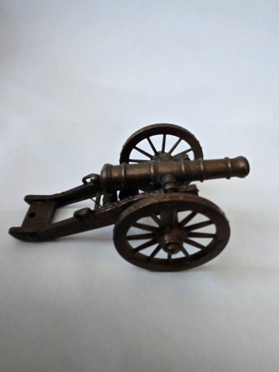 Image 1 of Wunderschöne Kanone aus massivem Kupfer von Redondo aus Spanien. 10 cm lang, 4 cm hoch.