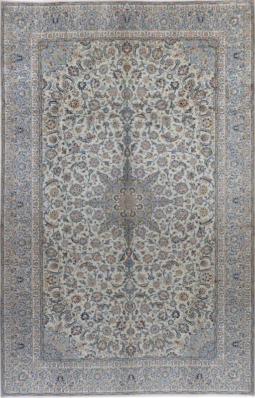 Perzisch tapijt Kashan Gesigneerd 4.90 x 3.10 Oosters tapijt fijn nr. 24610