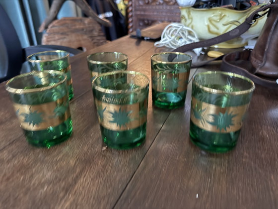 Image 1 of Set of 6 vintage lemonade glasses