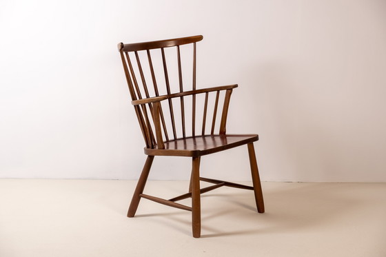 Image 1 of Ove Boldt Windsor Armchair Model 1638, Fritz Hansen 1940s