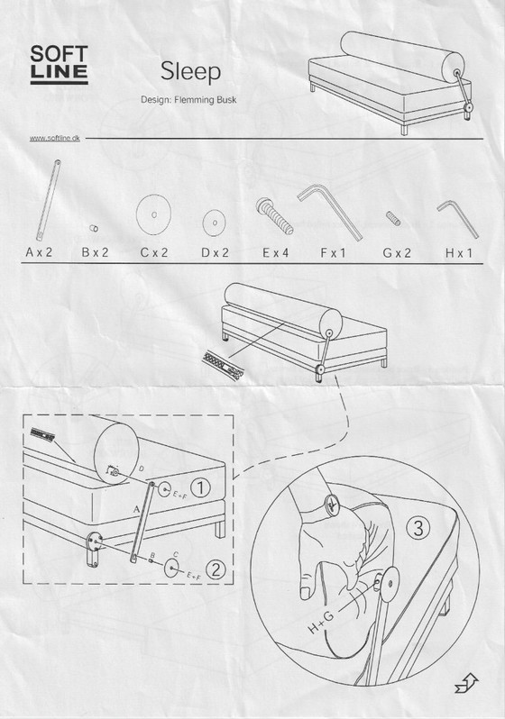 Image 1 of Flemming Busk sofa bed design